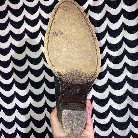 Lucky Brand stacked heel booties sz 10 - Picture 6 of 7